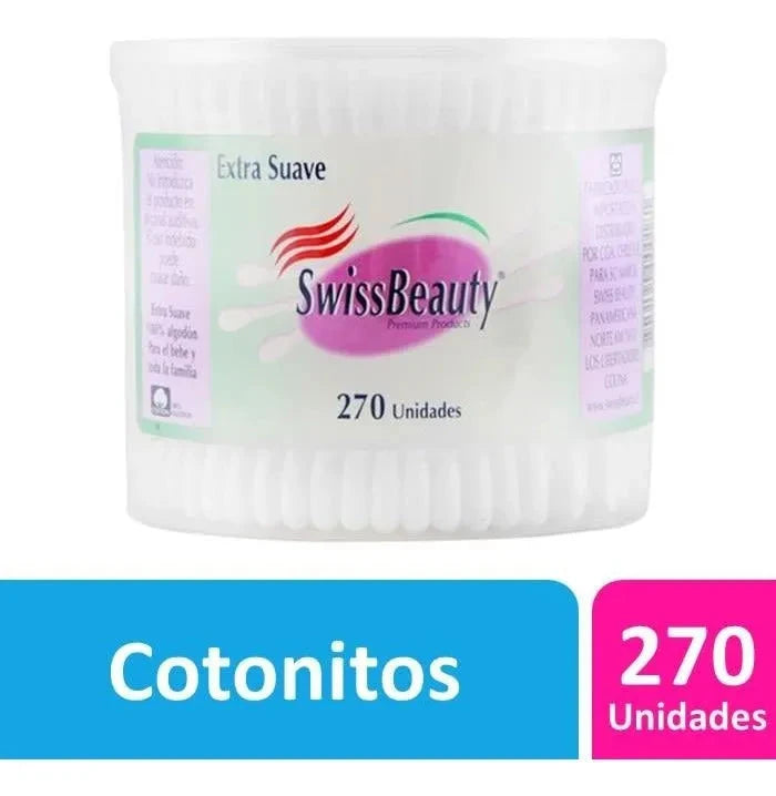 Cotonitos SwissBeauty "Extra suave" x 270 unidades SwissBeauty